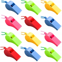 Plastová sportovní píšťalka - barevná