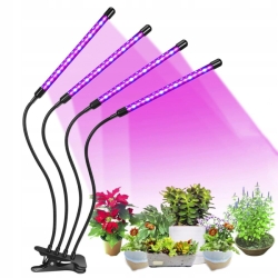 LED lampa na podporu růstu rostlin - 4x 80 LED