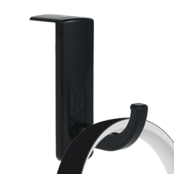 Univerzální držák na sluchátka na PC monitor - 2,5 x 7,5 x 5 cm černý