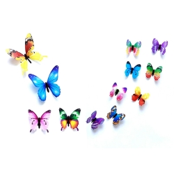 Fluorescenční svítící motýli  - 12 ks APT (Mix barev)