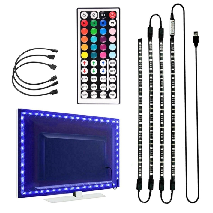 RGB 4x led pásky podsvícení na televizor - 4x50 cm (APT)