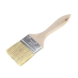 Płaski pędzel malarski z naturalnego włosia 63,6 mm - drewniany