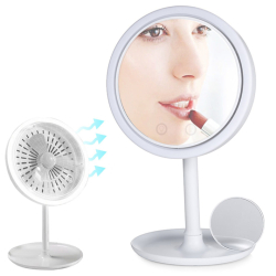 LED kosmetické zrcátko s ventilátorem Beauty Breeze