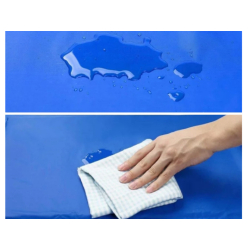 Univerzální chladící podložka pro domácí mazlíčky 50x90 cm - modrá (Verk)