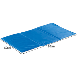 Uniwersalna chłodząca podkładka dla zwierząt domowych 50x90 cm - niebieska (Verk)