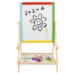Oboustranná kreslící tabule pro děti s příslušenstvím