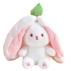 Plyšová hračka pro děti 2v1 25 cm - Králík