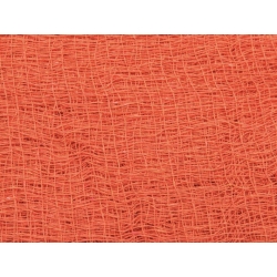 Dekorační tkanina, hrubá, oranžová, 76x500cm