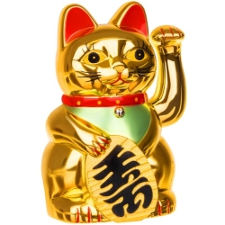 Čínská kočka - zlatá