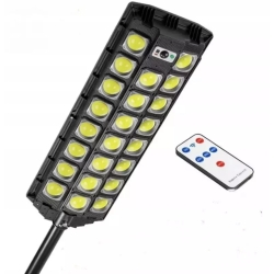 Solární pouliční lampa 713 LED 2000W včetně držáku a dálkového ovládání W7100B-8
