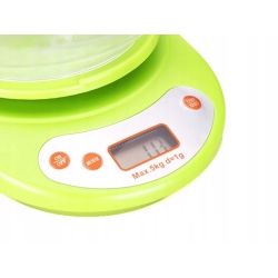 Digitální kuchyňská váha do 5 kg - zelená