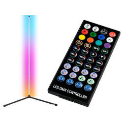 Dekoracyjna narożna lampa RGB - 100 cm