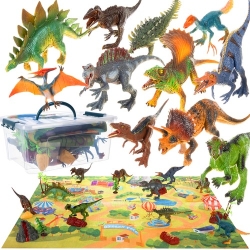 Sada dinosaurů - 11 figurek s podložkou Kruzzel