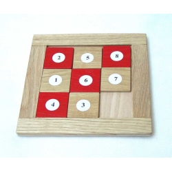 Dřevěná didaktická hračka čísla
