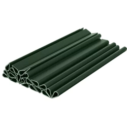 Montážní klipy na plot zelené - 19 x 1,25 cm (20 ks)