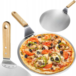 Ocelová lopatka na pizzu 30,5 cm - s rukojetí