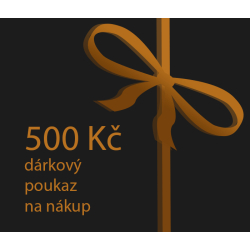 Elektronický dárkový poukaz na nákup 500 Kč