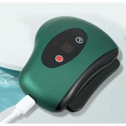 Bezdrátový masážní přístroj Gua Sha - zeleno-černý