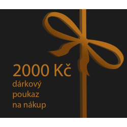 Elektronický dárkový poukaz na nákup 2000 Kč