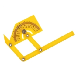Mini úhelník 10 × 15,5 × 1,5 cm - žlutý