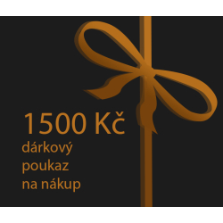 Elektronický dárkový poukaz na nákup 1500 Kč