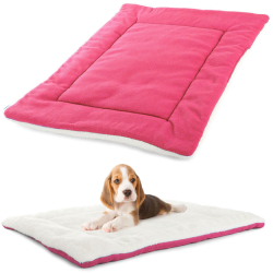 Pelíšek pro psy - polštář 50x35x2 cm - růžový (Verk)