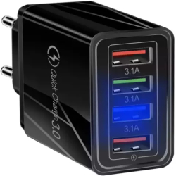 Výkonná USB 3.0 nabíječka - pro 4 zařízení