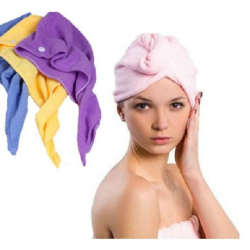 Rychleschnoucí ručník na vlasy z mikrovlákna - turban
