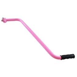 Vodící tyč na dětské kolo 65 cm - růžová