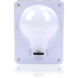 Nástěnná LED svítilna s magnetem 11 x 8 x 3 cm - žárovka