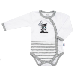 Kojenecké bavlněné celorozepínací body New Baby Zebra exclusive