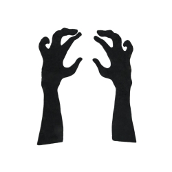 Halloween silueta rukou, 40 cm