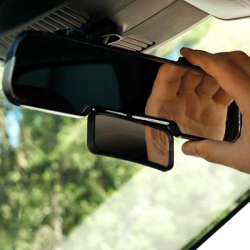 Dvojité panoramatické zpětné zrcátko do auta 30 cm - širokoúhlé