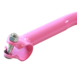 Vodící tyč na dětské kolo 65 cm - růžová