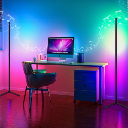 Rohová LED RGB+W lampa s dálkovým ovládáním - 102 cm
