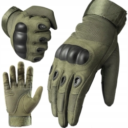 Vojenské taktické rukavice s chráničem kloubů XL - zelená
