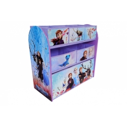 Dřevěný organizér na hračky Disney - Frozen