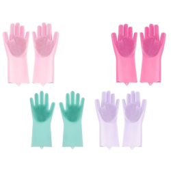 Univerzální silikonové rukavice na mytí 29cm x 12cm (1 pár)