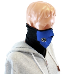 Termoaktivní ochranná maska na obličej - sportovní černo-modrá