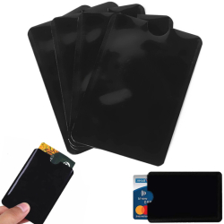 Ochranné pouzdro s RFID ochranou na platební karty - 4 ks