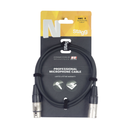Stagg NMC6R, kabel XLR/XLR, 6m