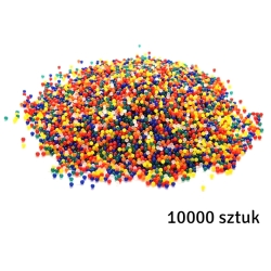 Dekorativní hydrogelové kuličky barevné - 10 000 ks