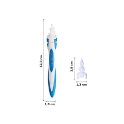 Přístroj na čištění uší se 16 koncovkami - spirála