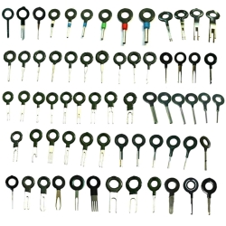 Univerzální sada 66 ks klíčů na vyjmutí konektorů - různé druhy