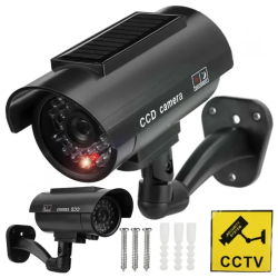 Maketa bezpečnostní kamery CCD - Černá