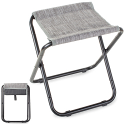 Skládací kempingová stolička - šedá