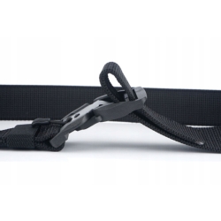 Taktický outdoorový pásek černý - 125 cm