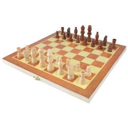 Dřevěné šachy 28 x 28 cm