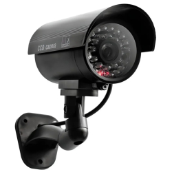 Maketa bezpečnostní kamery CCD - Černá