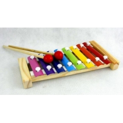 Dětský barevný xylofon s paličkou